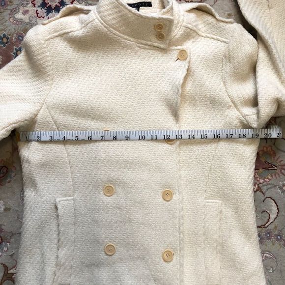 Theory Sisen Journey Jacket Twill Pea Coat NWT - Picture 12 of 14